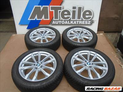 ár/db! [GYÁRI HASZNÁLT] BMW - Alufelni szett 19&quot; - Téli gumival V-Speiche 691 - X3 ; X4 / G01 ; G02 - 245/50R19 - 105V - Bridgestone Blizzak LM001 - dot: 4918 ; 6.5mm